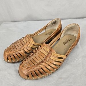 Footsmart Tejida Tampa Women's Slip On Shoes Leather Brown Size 9 M COMFY
